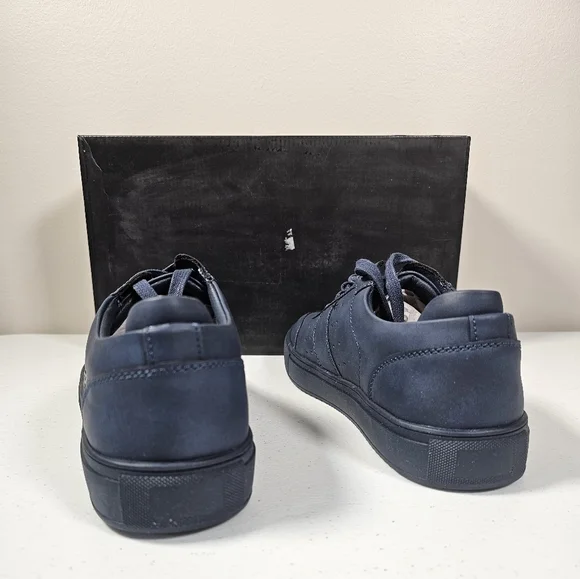 INC International Concepts Mens Zuri Low Top Sneaker Faux Suede Blue Size 9M NEW - Picture 8 of 16